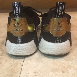 Adidas-NMD black and gold